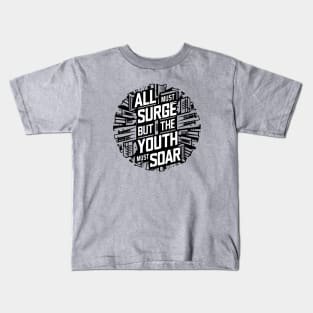 The Youth Must Soar - Baha'i Faith Kids T-Shirt